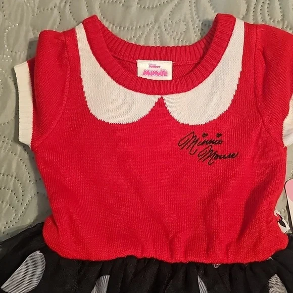 Minnie Mouse Red and Black Polka Dot Dress - Picture 3 of 4